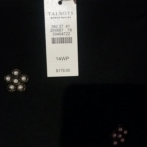 Host pick happy! Talbot's NWT wildly beautiful cotton/silk skirt, size 14 WP - Picture 6 of 6